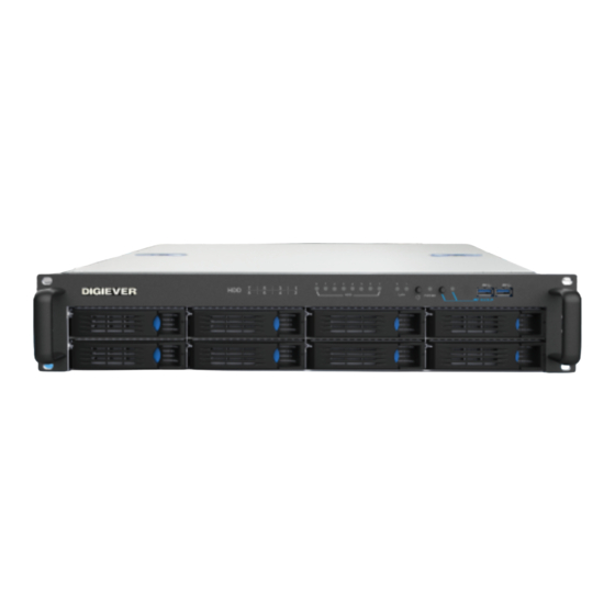 Digiever DS-8200-RM UHD Series Quick Installation Manual