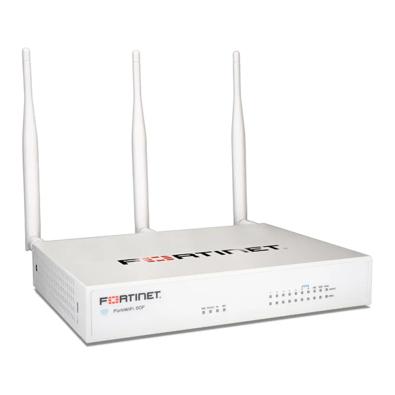 Fortinet FortiWiFi 50G 5G Quick Start Manual