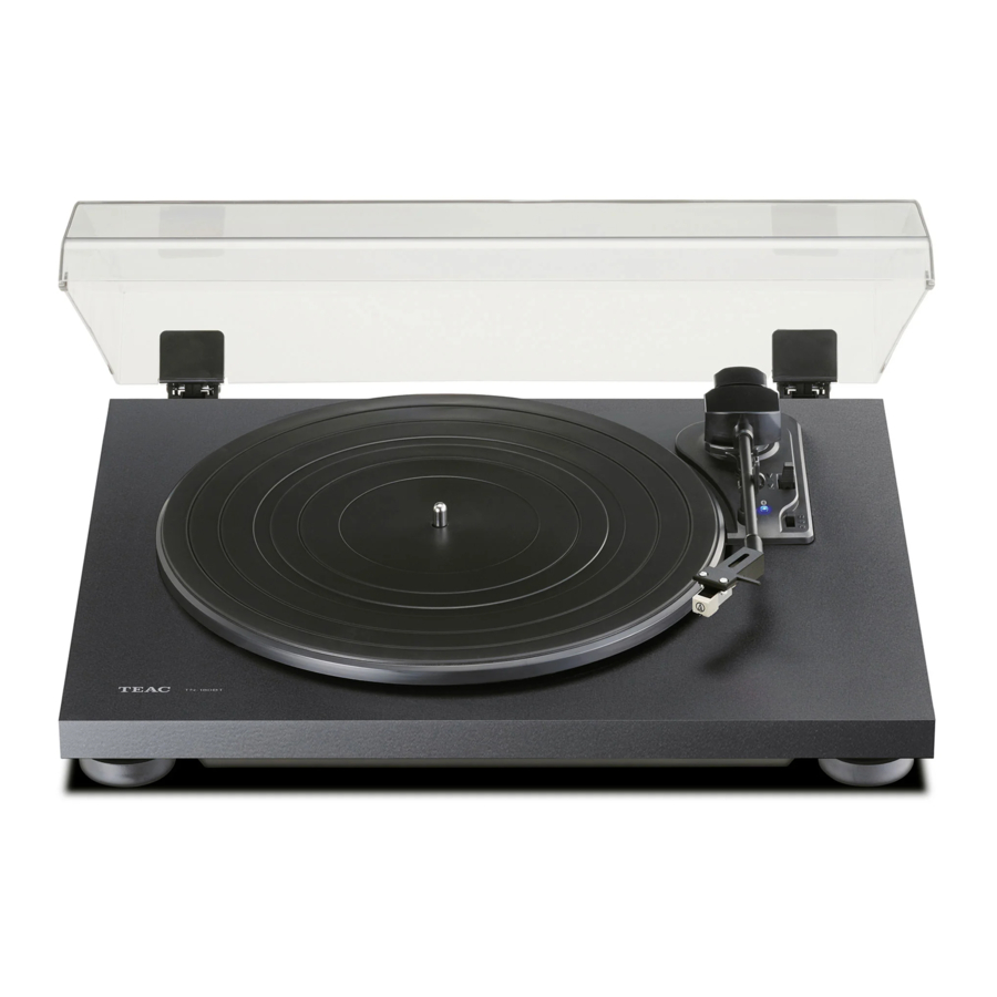 Teac TN-180BT - Analog Turntable Manual
