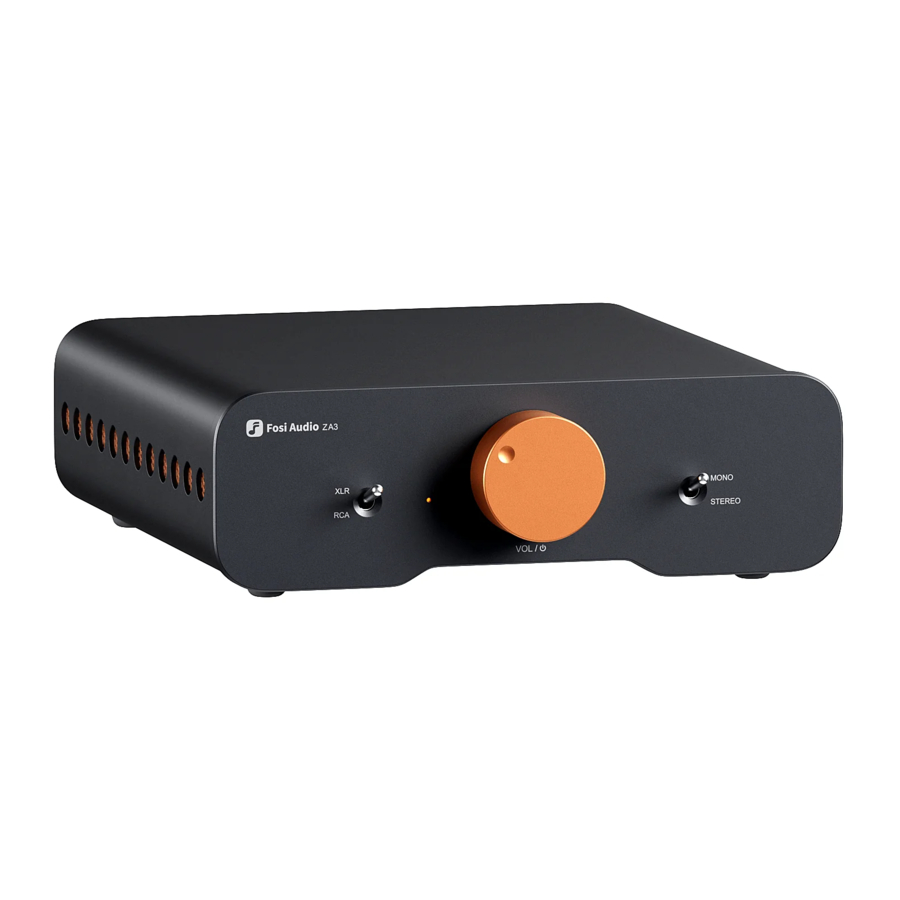 Fosi Audio ZA3 Manual