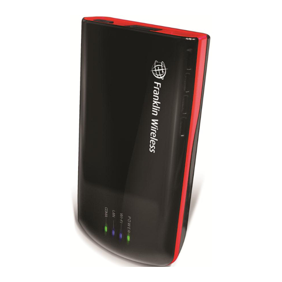 Franklin Wireless R526A Quick Start Manual