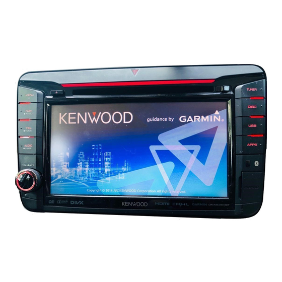 Kenwood DNX5350BT Instruction Manual