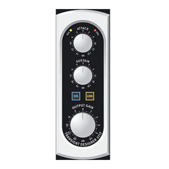 SPL Transient Designer 2715 User Manual