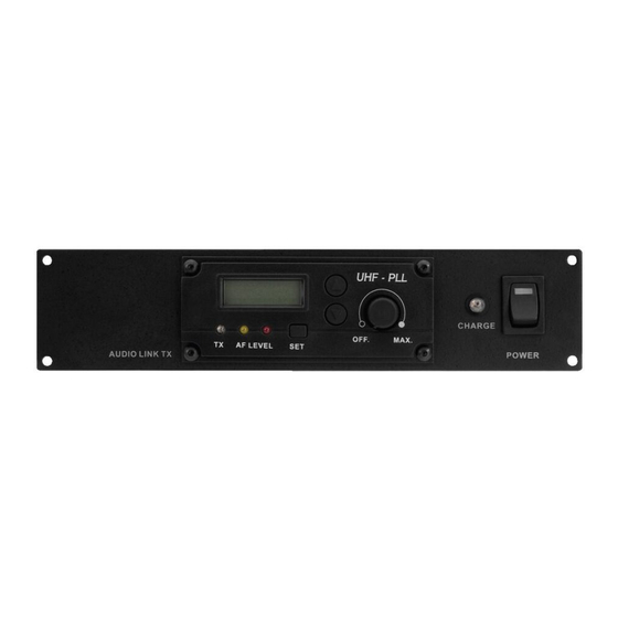 Monacor PA TXA-802MT Manual
