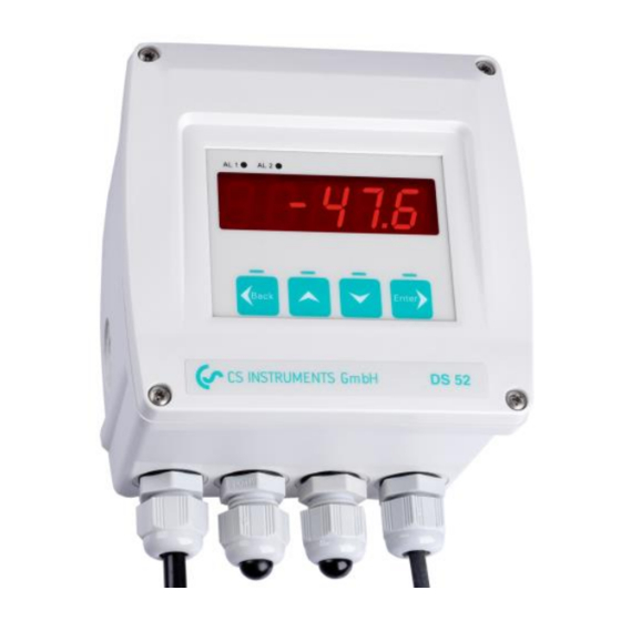 CS Instruments DS 52 Instruction Manual