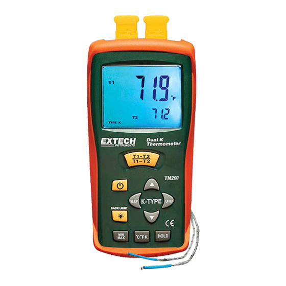 Extech Instruments TM200 User Manual