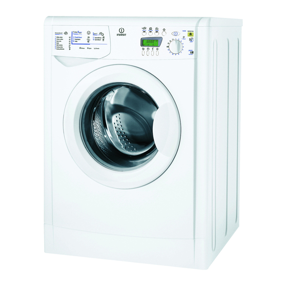 INDESIT WIDE 146 INSTRUCTIONS FOR USE MANUAL Pdf Download | ManualsLib