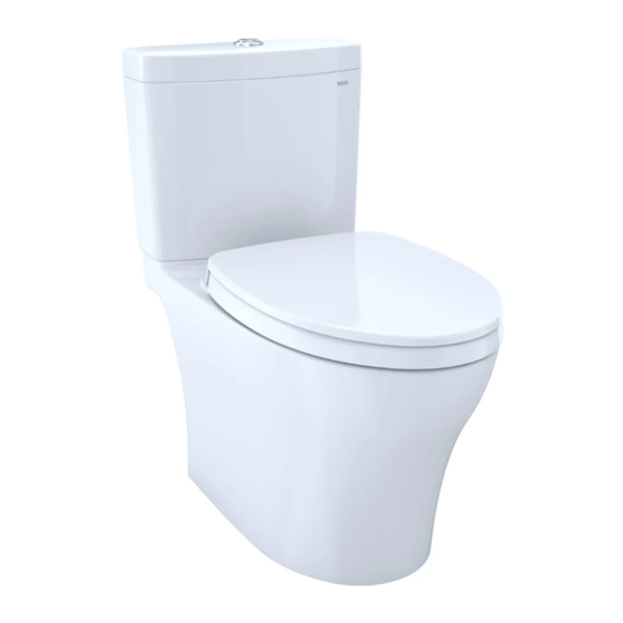 Toto CST446F Installation And Owner's Manual