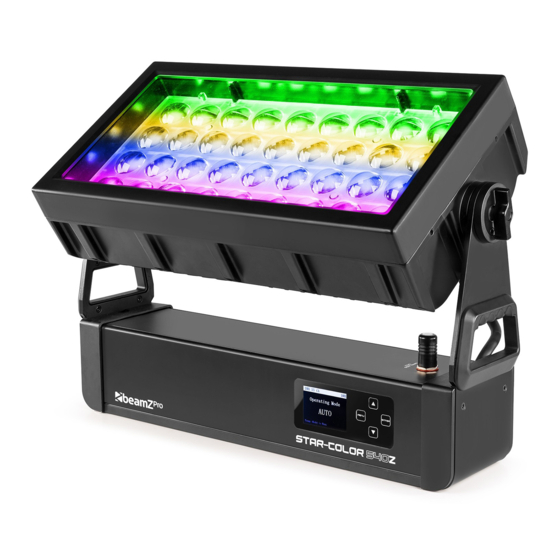 Beamz Pro StarColor 540Z User Manual