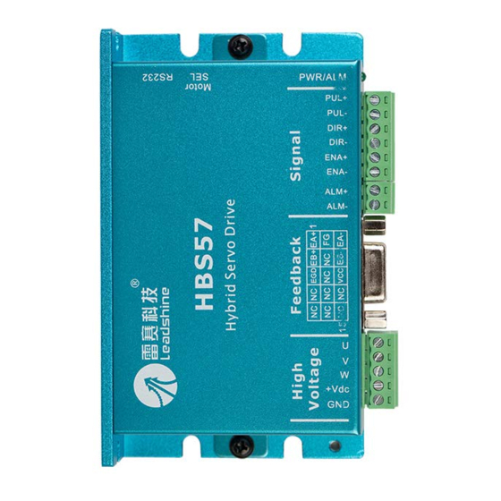 Leadshine HBS86 Hardware Installation Manual