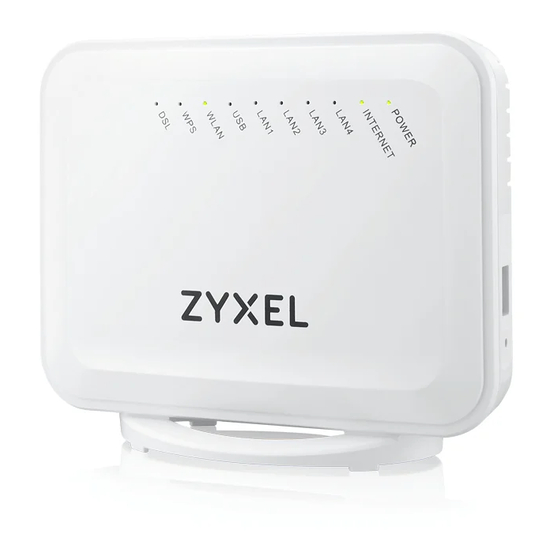 ZyXEL Communications VMG1312-T20B Quick Start Manual