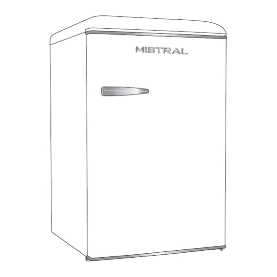 GSM Mistral MBF117RW Refrigerator Manuals