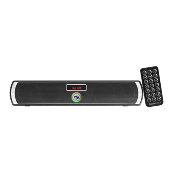 Zebronics ZEB-WONDERBAR SMART Manual