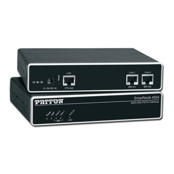 Patton SmartNode 4554 Getting Started Manual