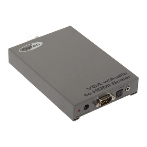 Gefen EXT-VGAAUD-2-HDMIS User Manual