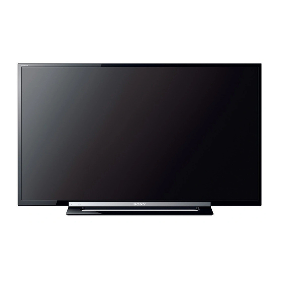 Sony KDL-46R450A Bravia Operating Instructions Manual
