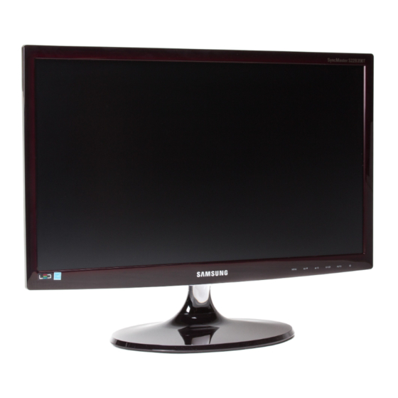 User Manuals: Samsung S22B350T LED Monitor