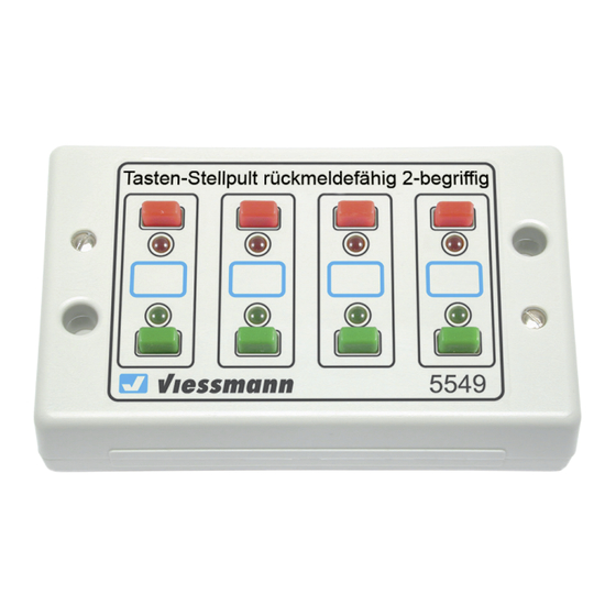 Viessmann 5549 Operation Manual