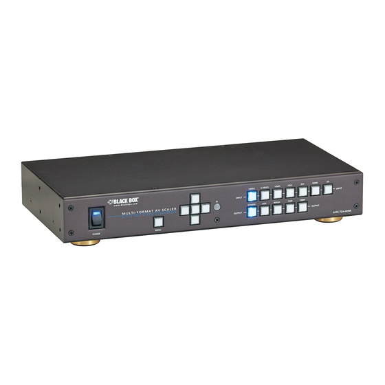 Black Box AVSC-7DA-HDMI HDMI Converter Manuals