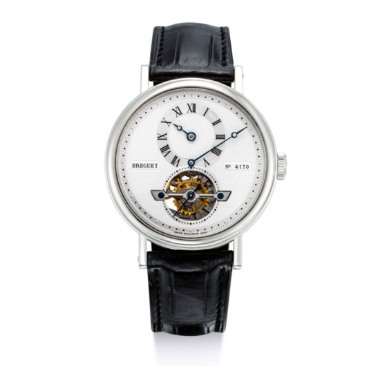 Breguet CLASSIQUE 5307 Instructions For Use Manual