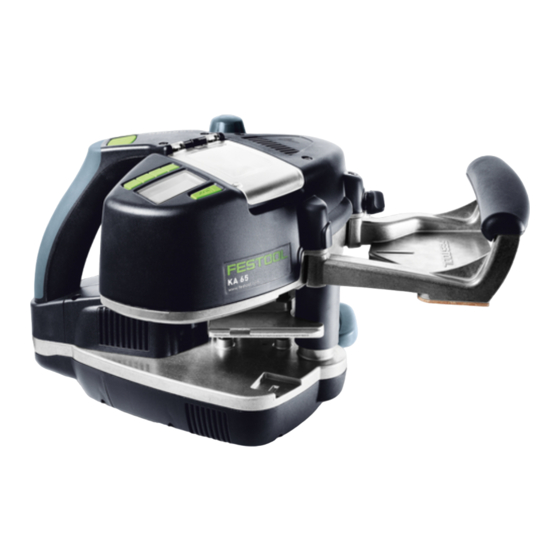 Festool KA 65 Operating Manual