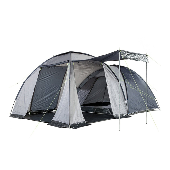 skandika outdoor BERGEN 4 Setup Instruction