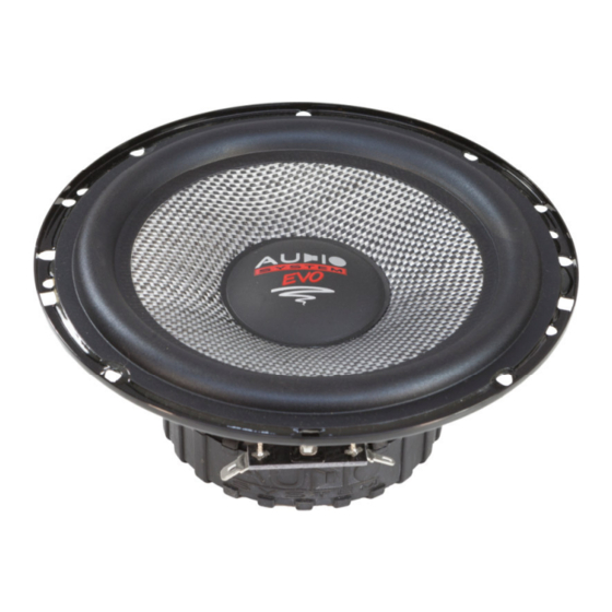 Audio System X 165/3 EVO 2 User Manual