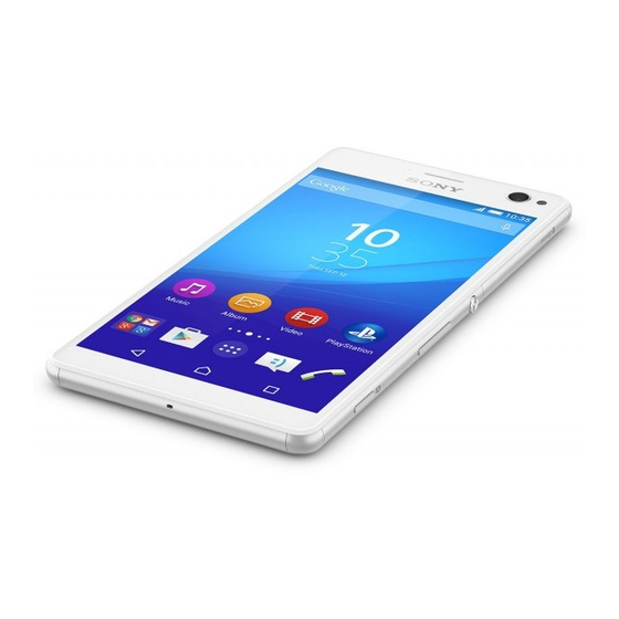 Sony Xperia C4 Startup Manual