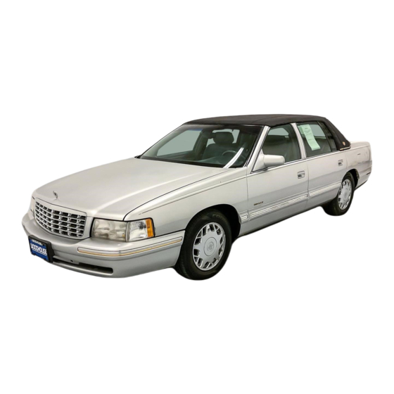 Cadillac 1999 DeVille Owner's Manual