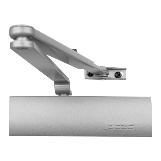 GEZE TS1200 Installation Instructions