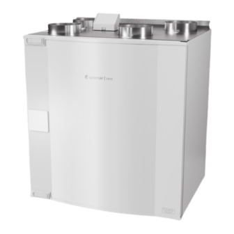 SystemAir SAVE VTC 300 Installation Instructions Manual