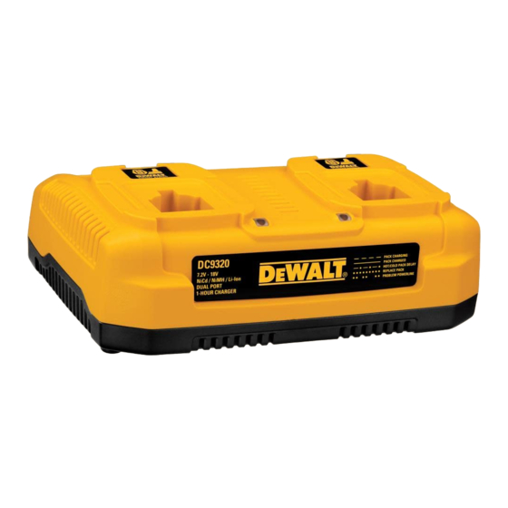 Dewalt 20v battery charger manual sale