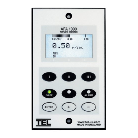 TEL AFA 1000 Operating And Instruction Manual