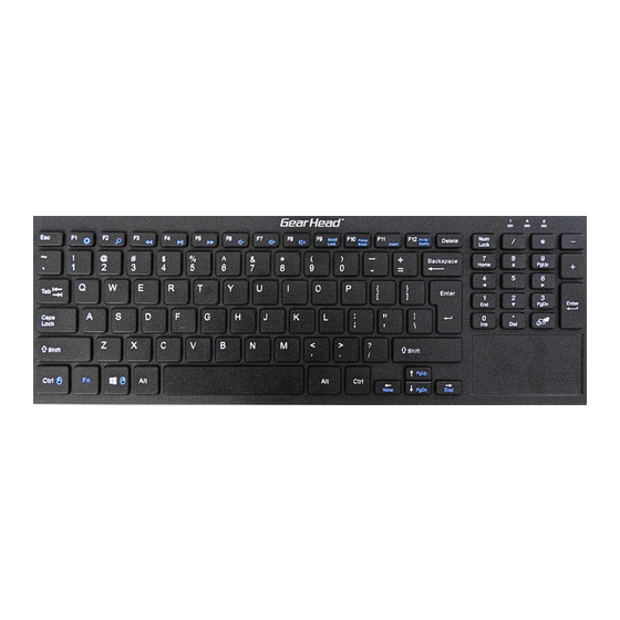 Gearhead KB3950TPW User Manual