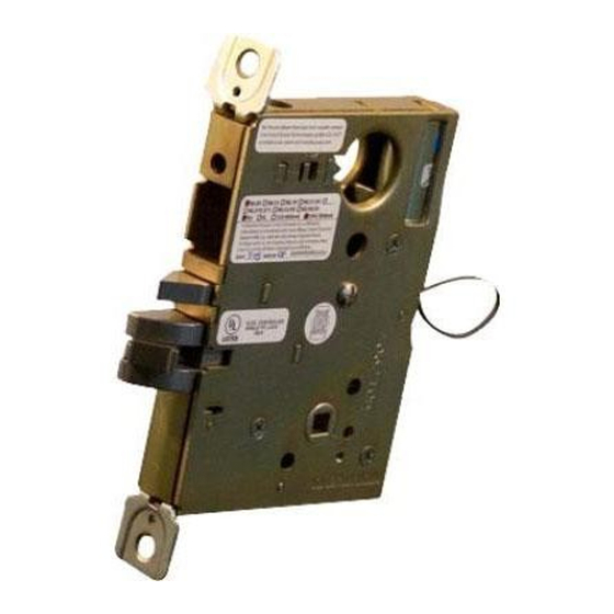 Schlage L9080EL Installation Instructions