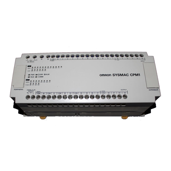 Omron CPM1 Programming Manual