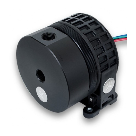 ekwb EK-XTOP Revo Dual D5 Serial Installation And Mounting Manual