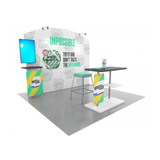 User Manuals: Symphony SYK-1006 Portable Display Stand
