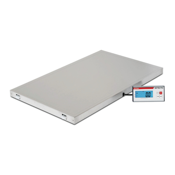 Detecto VET550 Owner's Manual
