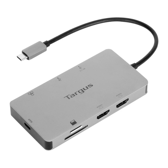 Targus DOCK423A User Manual
