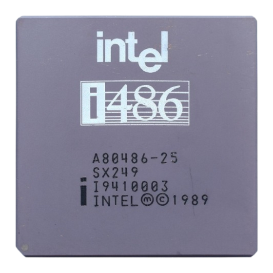 Intel i486 Manuals