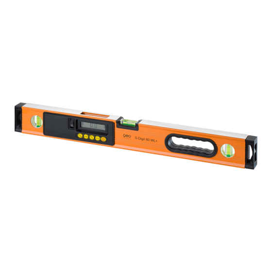 geo-FENNEL S-Digit 60 WL User Manual