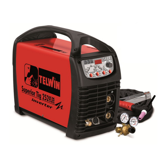 Telwin SUPERIOR TIG 252 AC/DC HF/LIFT VRD AQUA Instruction Manual