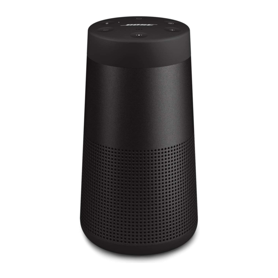 Bose SOUNDLINK REVOLVE II Instructions Manual