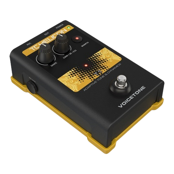 TC-Helicon VoiceTone T1 User Manual