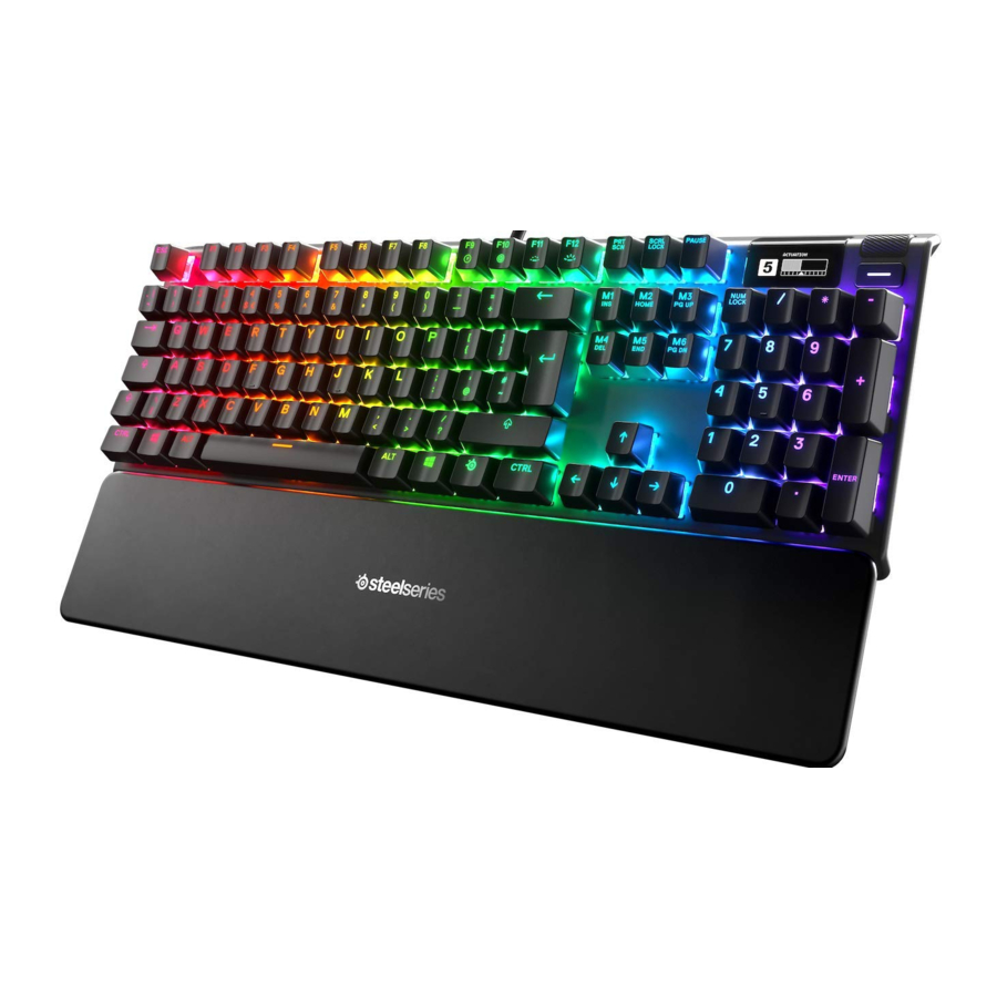 SteelSeries APEX PRO - Mechanical Gaming Keyboard Manual