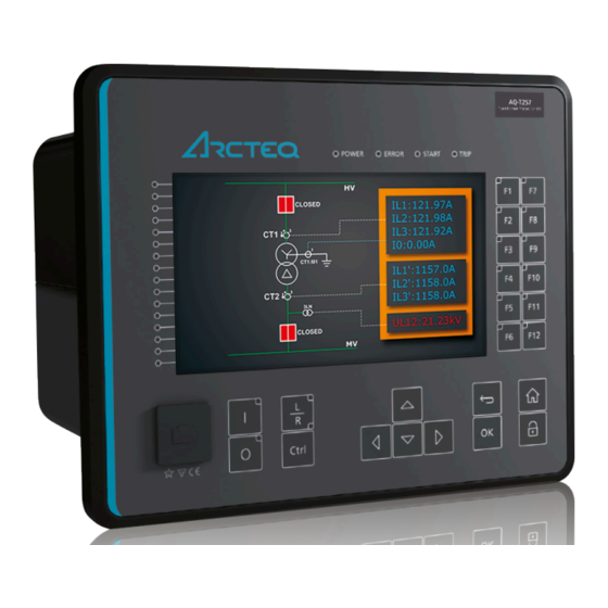 Arcteq AQ-T257 Instruction Manual