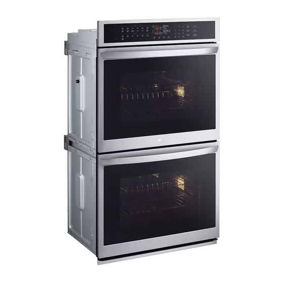 User Manuals: LG WDEP9427 Series Wall Oven