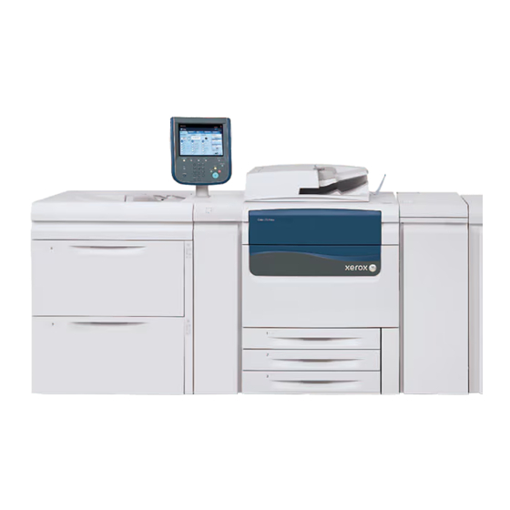 Xerox Color J75 Press Quick Start Manual