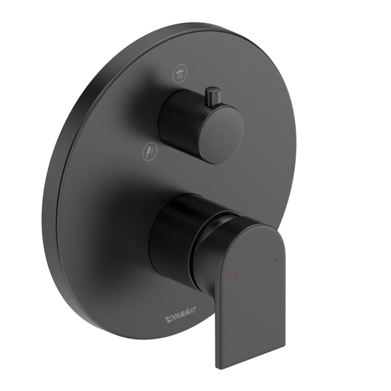 DURAVIT TU42100120 Instructions For Mounting And Use